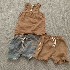 Childhood clothing boy shorts and tank